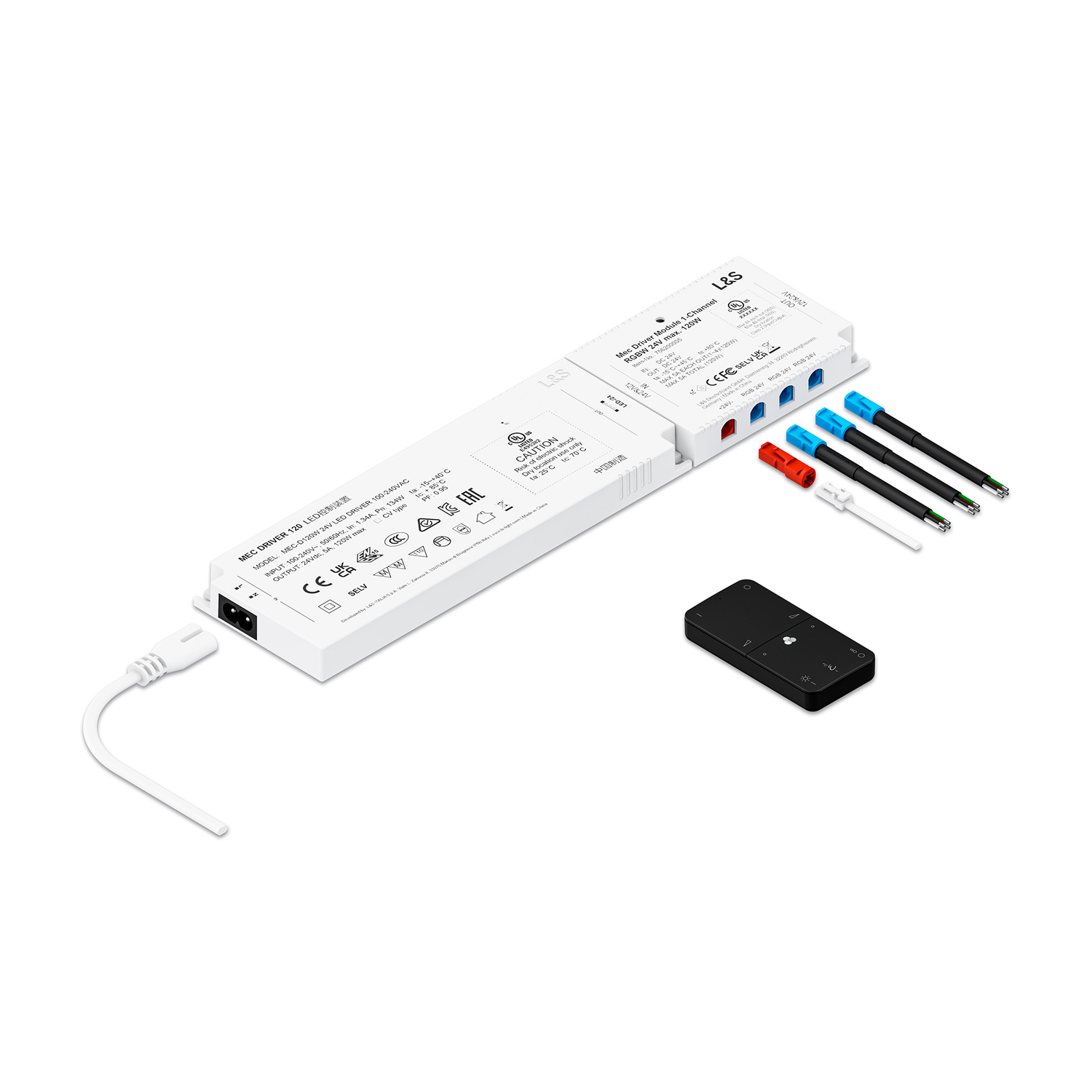 Mec Driver 1-kanaal RGBW RF-module 24V